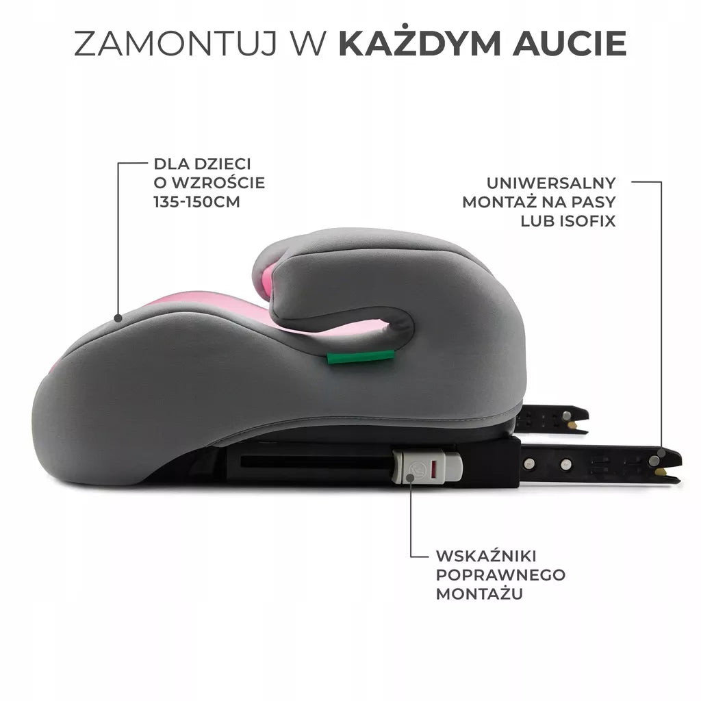 Kinderkraft i-Boost automobilinė sėdynėlė, paaukštinimas ISOFIX 15-36 kg
