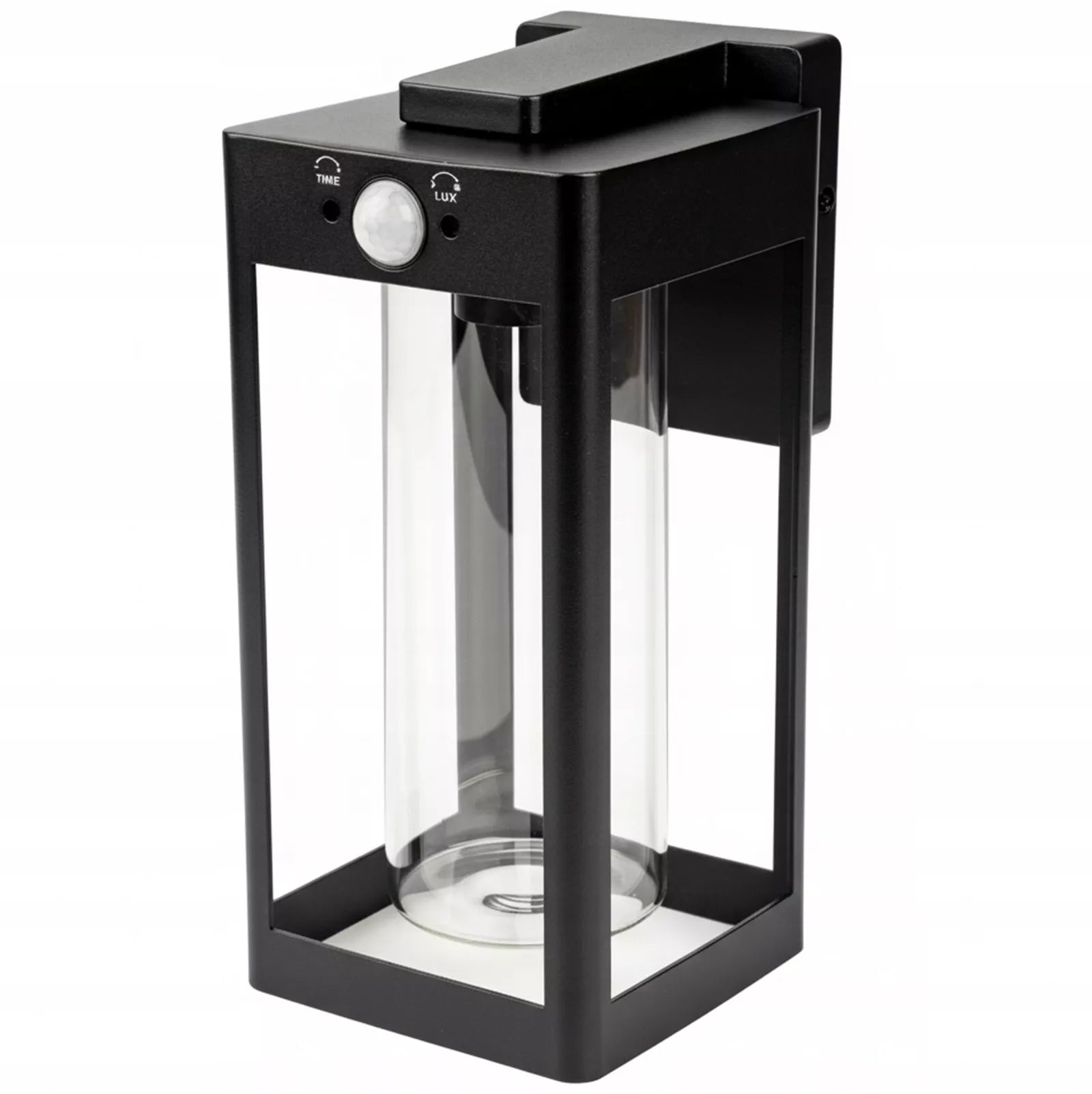 Sodo sieninis šviestuvas lauko fasadinis E27 LED su PIR judesio jutikliu IP54