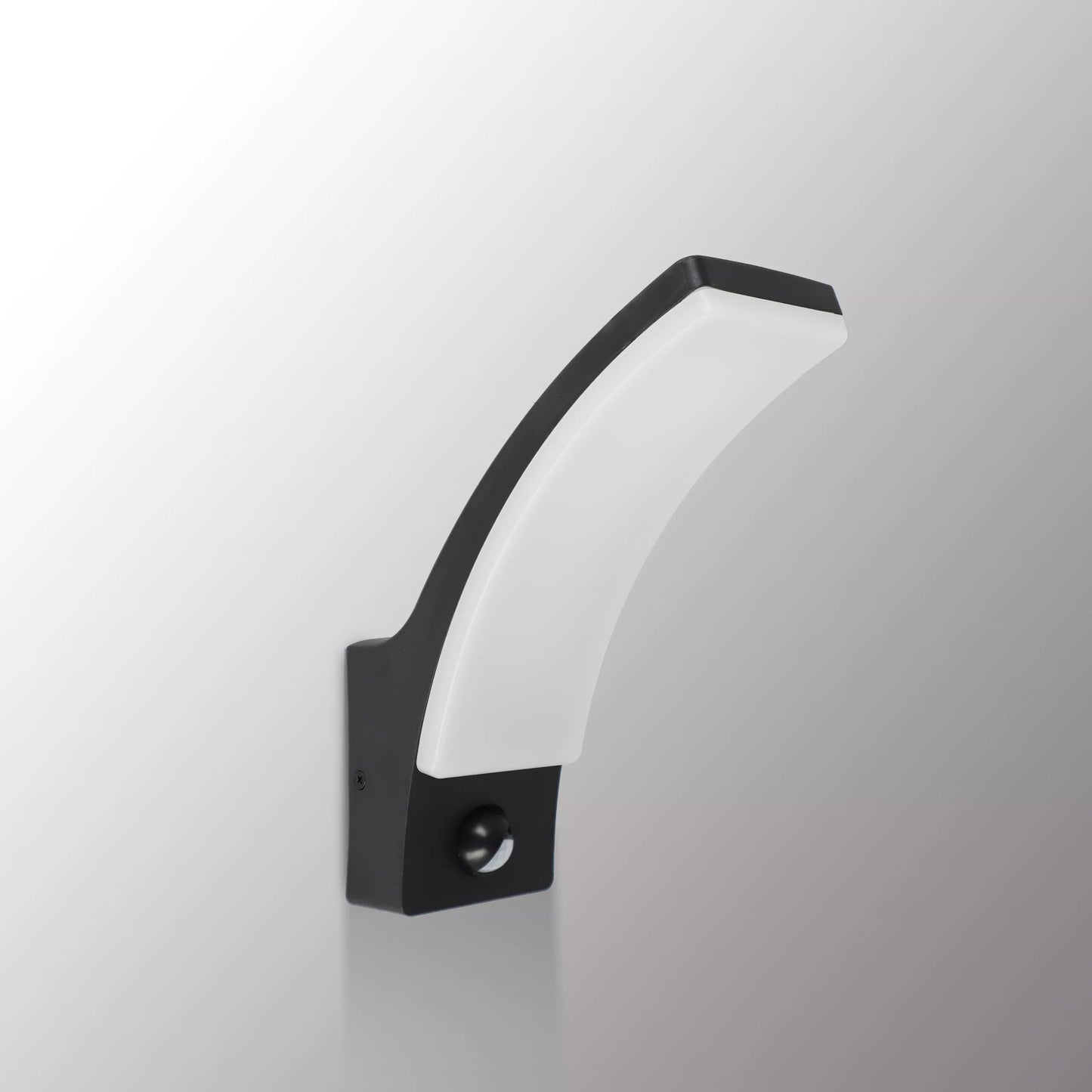 Išorinis sieninis šviestuvas su PIR judesio jutikliu 12 W IP54 LED fasadinis sodo šviestuvas