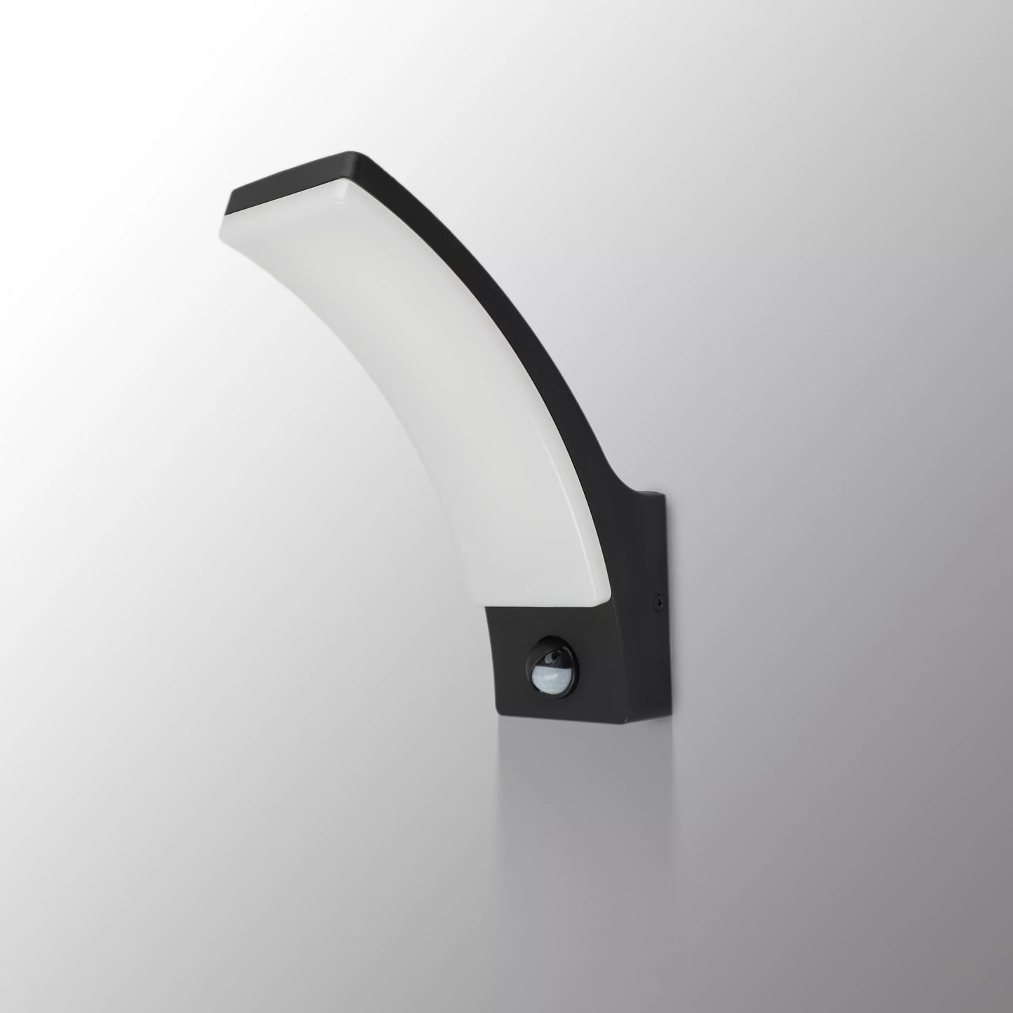 Išorinis sieninis šviestuvas su PIR judesio jutikliu 12 W IP54 LED fasadinis sodo šviestuvas