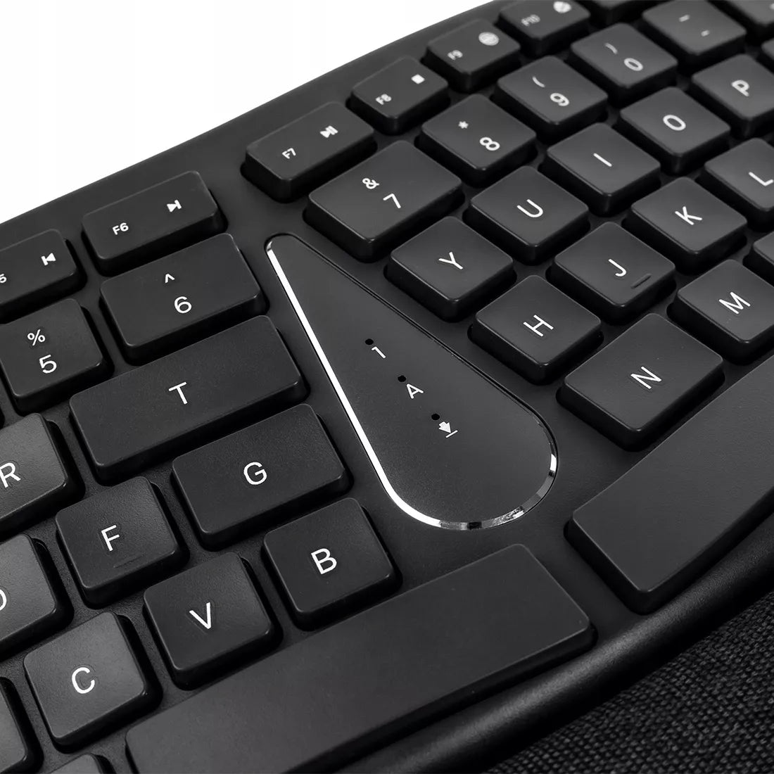 Ergonominė laidinė USB klaviatūra Spacetronik EZZY 1.5m membrana