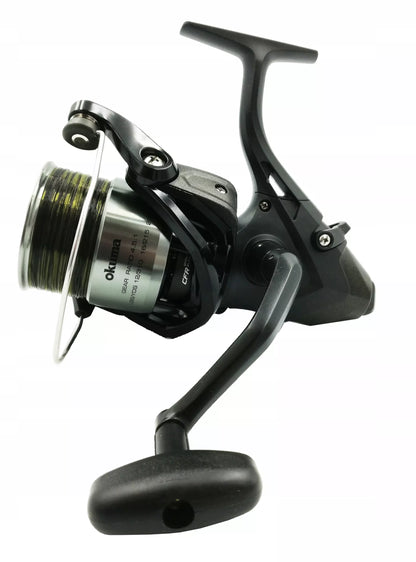 OKUMA AK 6000 ritė su valu + atsarginis būgnelis su laisva eiga PROMO