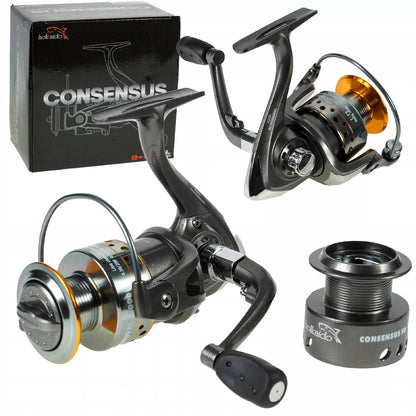 Žvejybinis ritės Hokkaido Consensus FD2000 9+1 ALU ritė PLIUS PAPILDOMA