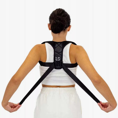 Reguliuojamas laikysenos korektorius nugarai su "Velcro" užsegimu Line Sport, L dydis
