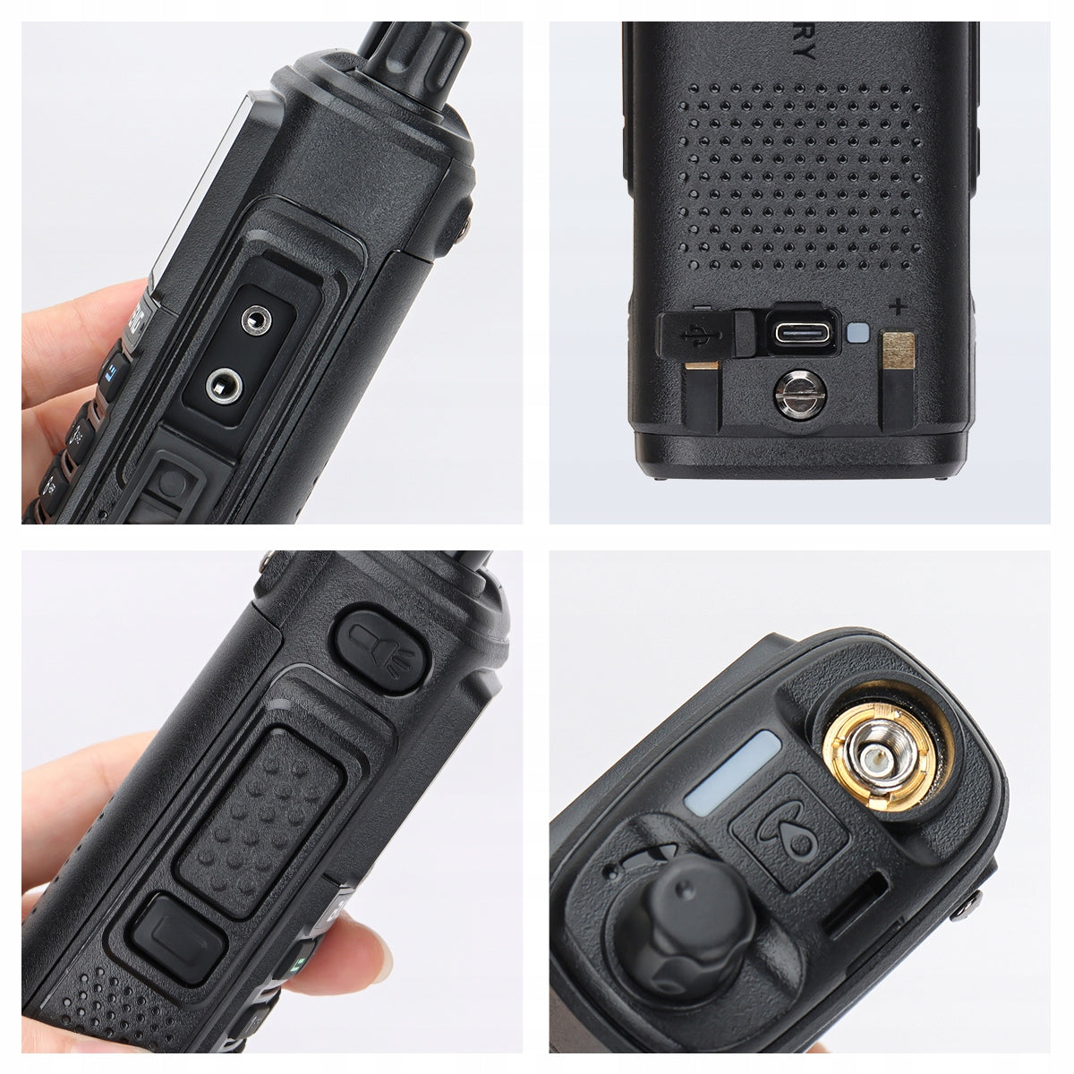 Radijo stotelė Baofeng UV-17E Walkie Talkie PMR VHF UHF USB-C