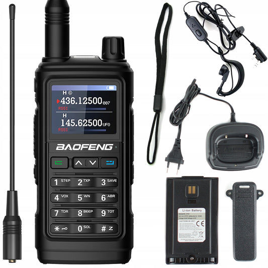 Radijo stotelė Baofeng UV-17E Walkie Talkie PMR VHF UHF USB-C