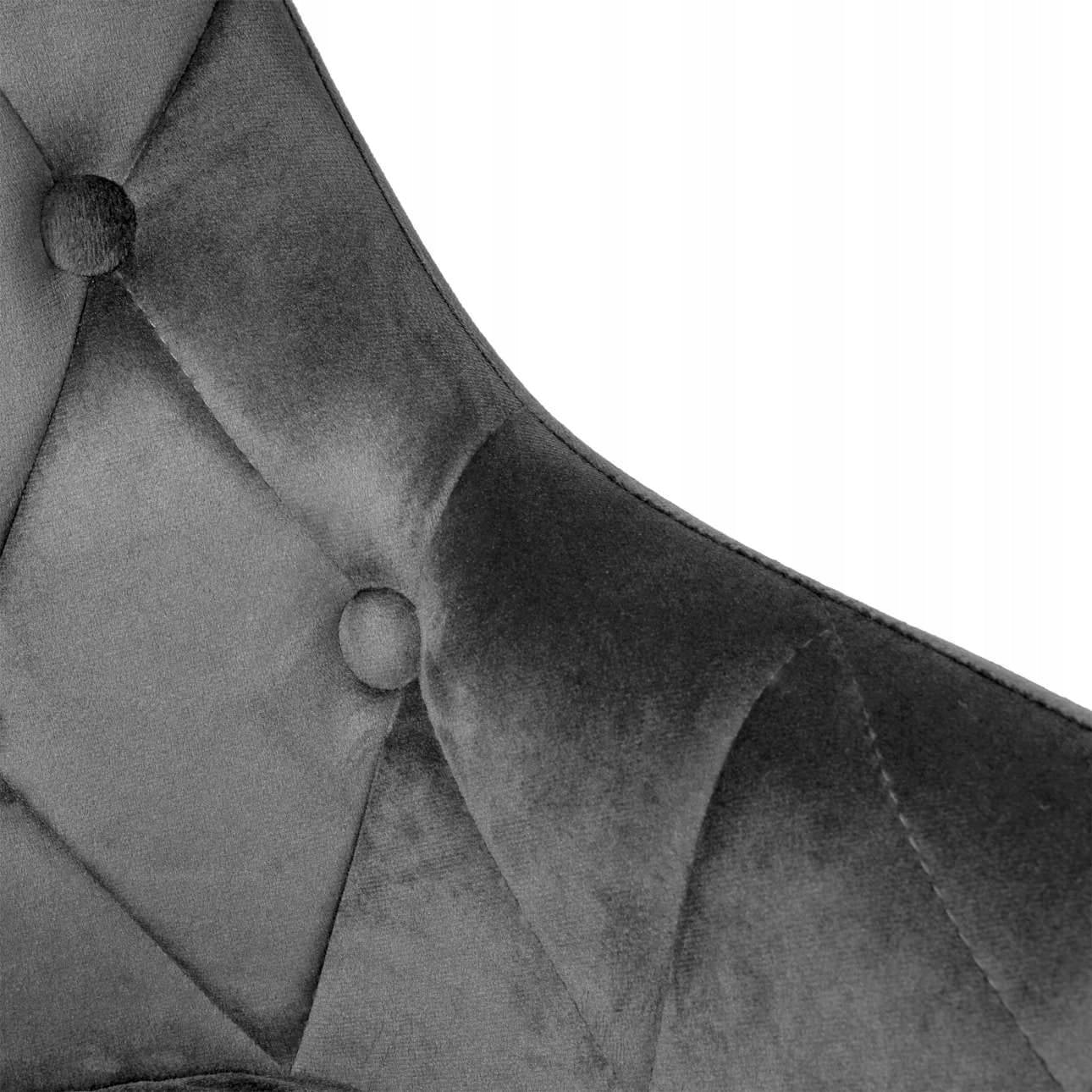 Aksominė kėdė Atlanta Velvet Grafito