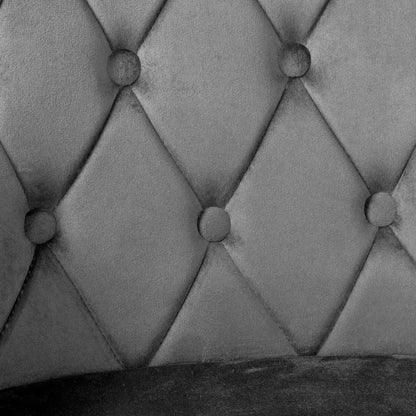 Aksominė kėdė Atlanta Velvet Grafito