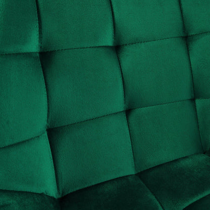 Tamsiai žalios spalvos Norman Velvet veliūrinė kėdė