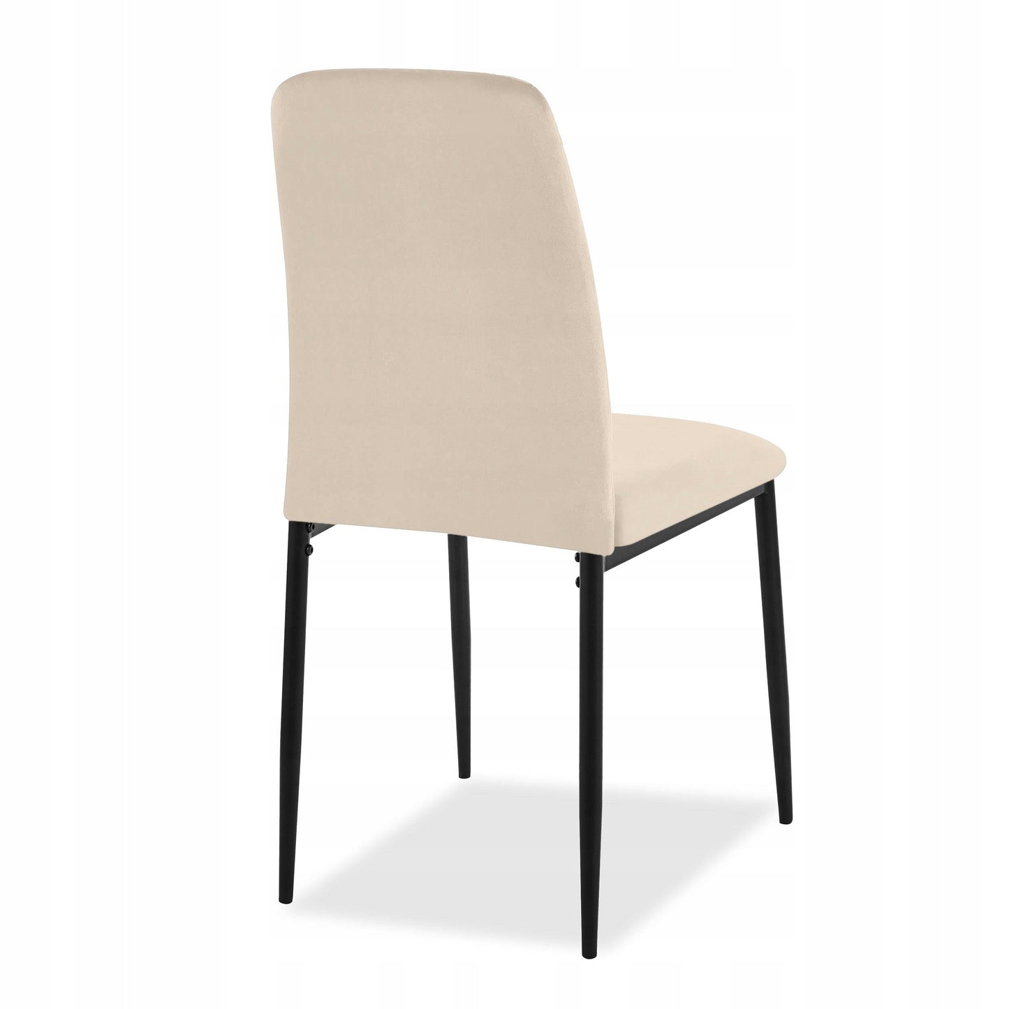 Aksominė minkšta kėdė Maverik Velvet smėlio spalvos