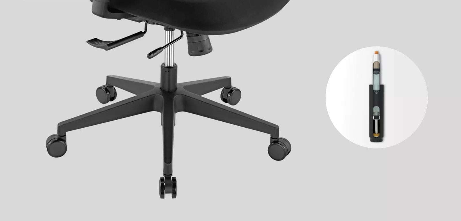 Ergonomiška biuro kėdė REGULIUOJAMAS 150 KG Spacetronik Swivel krėslas