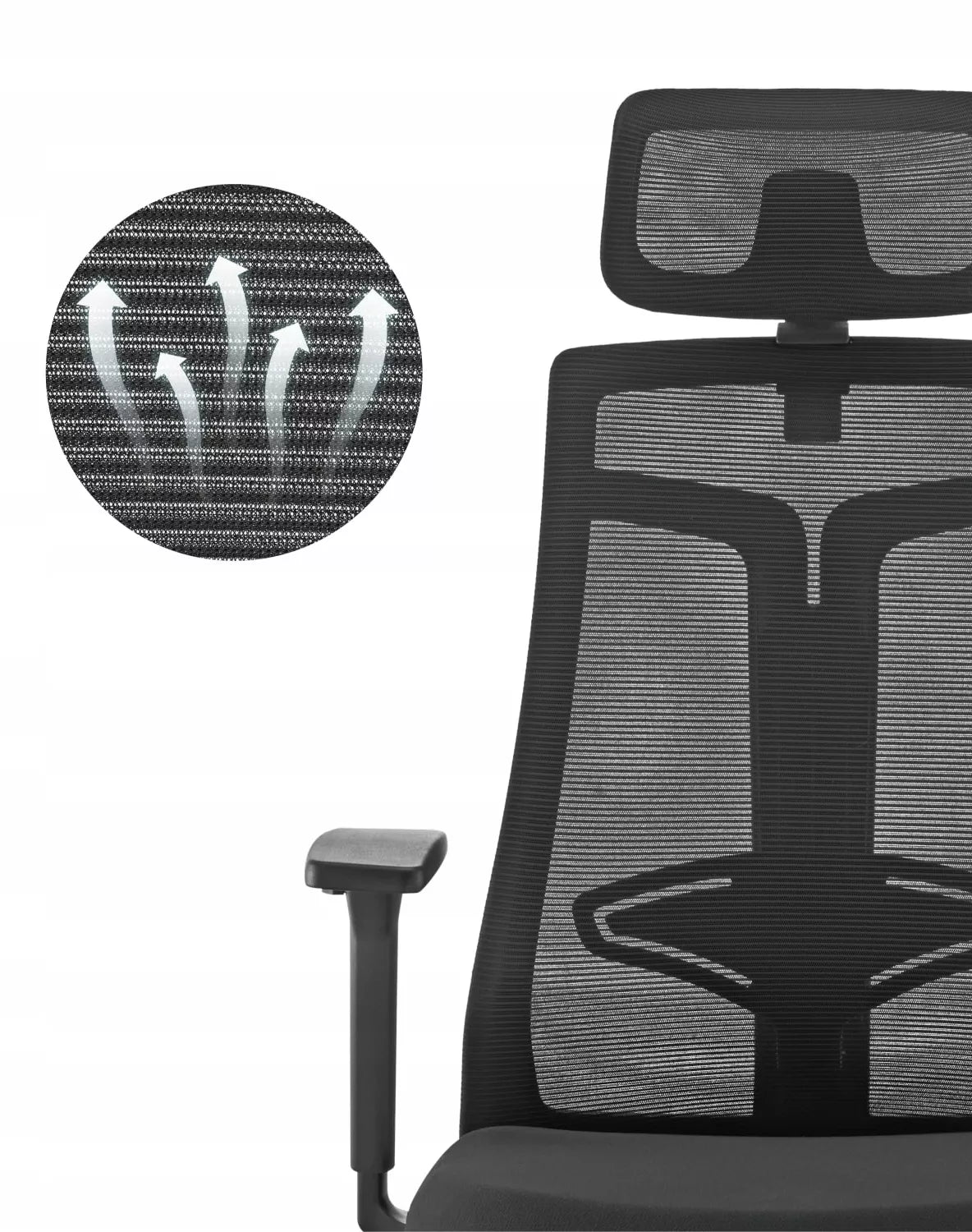 Ergonomiška biuro kėdė REGULIUOJAMAS 150 KG Spacetronik Swivel krėslas