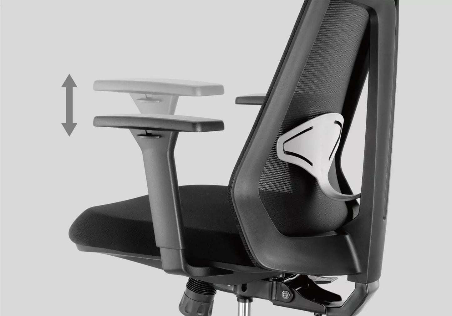 Ergonomiška biuro kėdė REGULIUOJAMAS 150 KG Spacetronik Swivel krėslas