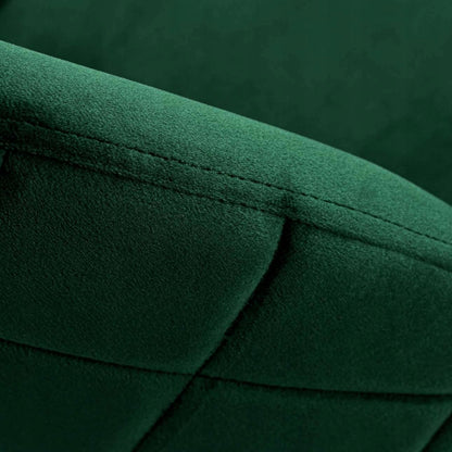 Aksominė kėdė Fargo Velvet tamsiai žalia