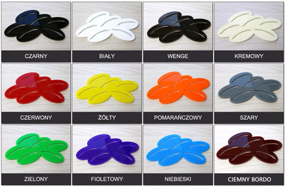 Virtuvinis sieninis laikrodis FILIŻANKA EFEKT 3D 12KOLORY - tylus, virtuvei