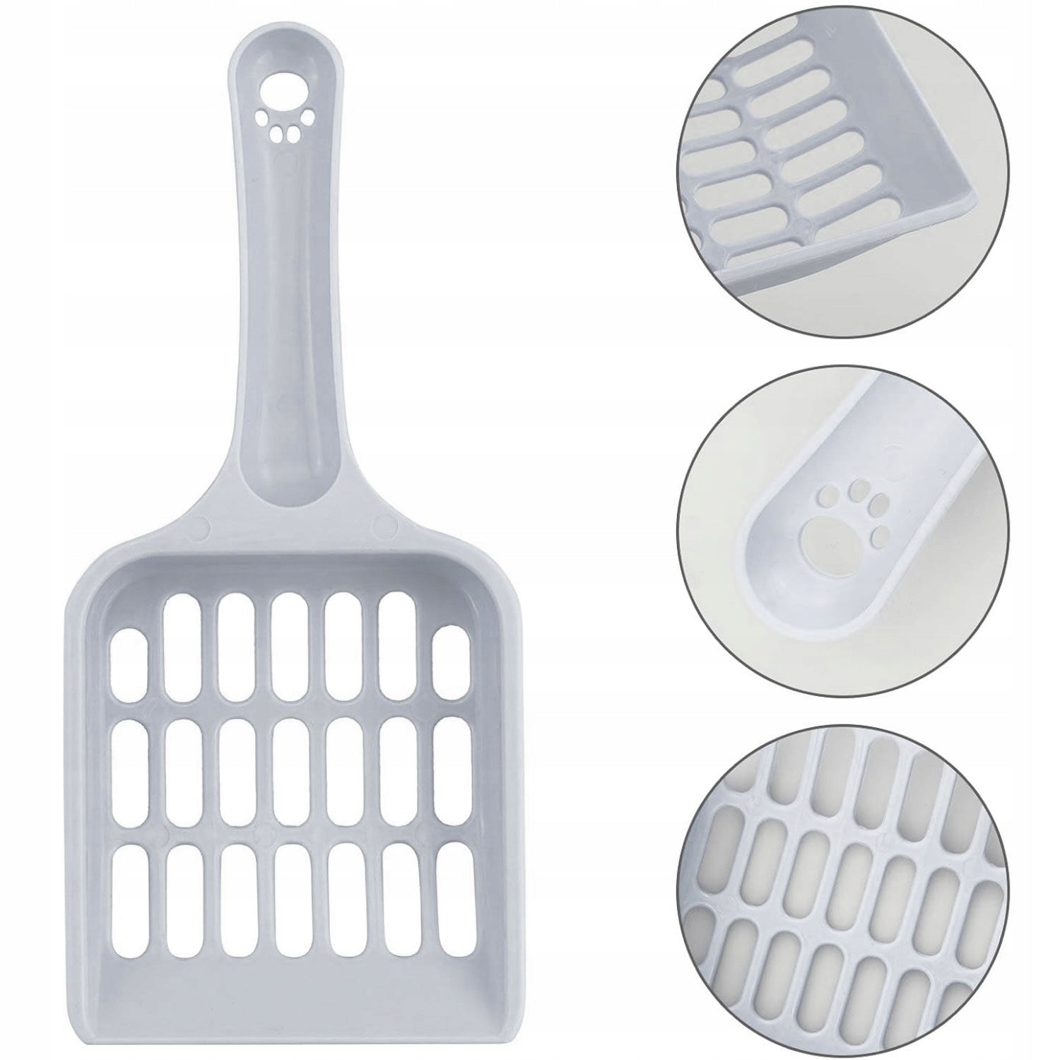 Kačių tualeto dėžutė Uždaroma didelė tvirta kačių tualeto dėžutė su kraiko kastuvėliu