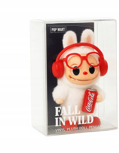LABUBU talismano figūrėlė Coca-Cola Fall in Wild LABU-BU raktų pakabukas + Dėžutė