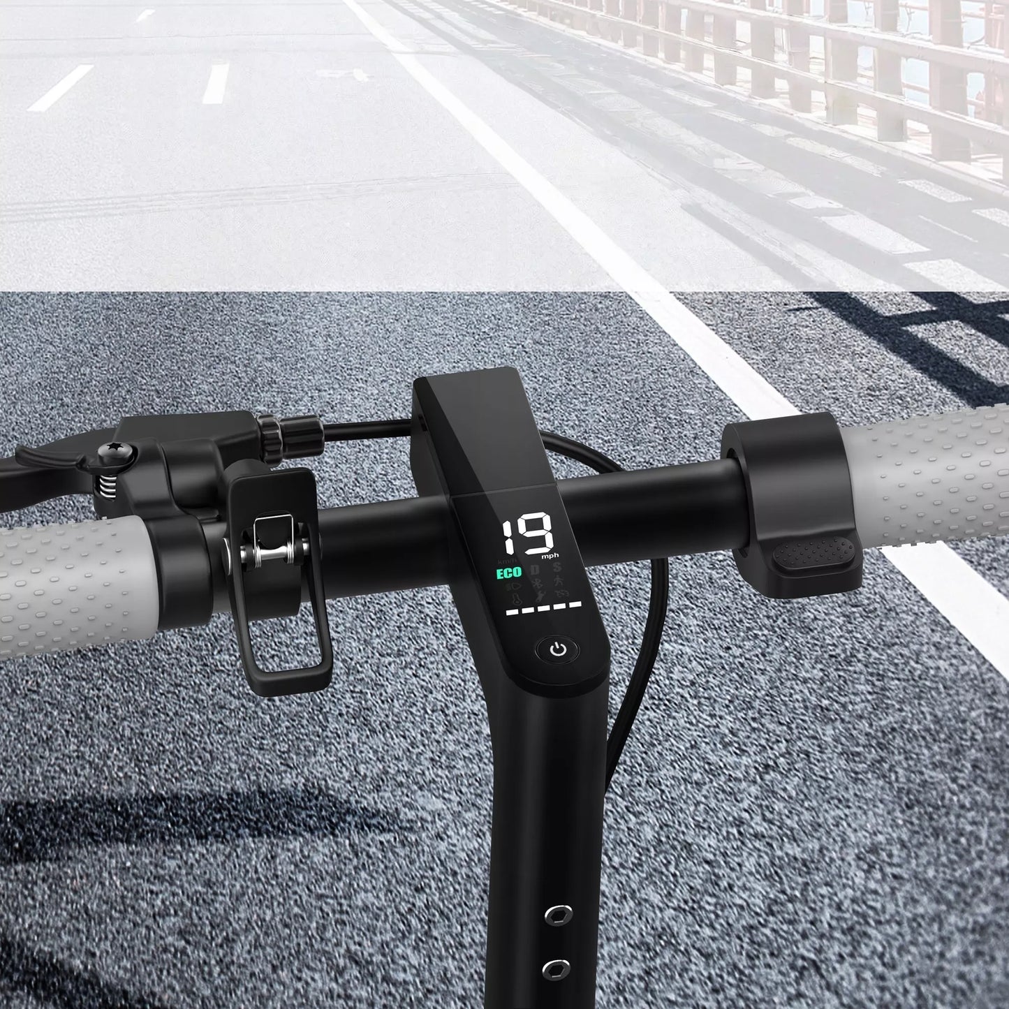 LADPED LP60 PRO Elektrinis paspirtukas, sulankstomas, 350W, 25km atstumas, 8.5" ratai, IP65, dvigubi stabdžiai, 120kg keliamoji galia