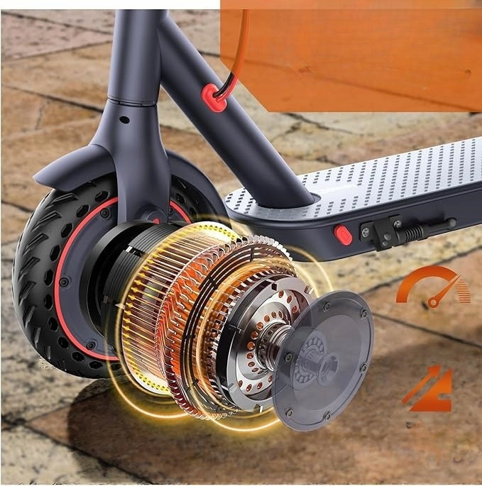 LADPED LP60 PRO Elektrinis paspirtukas, sulankstomas, 350W, 25km atstumas, 8.5" ratai, IP65, dvigubi stabdžiai, 120kg keliamoji galia