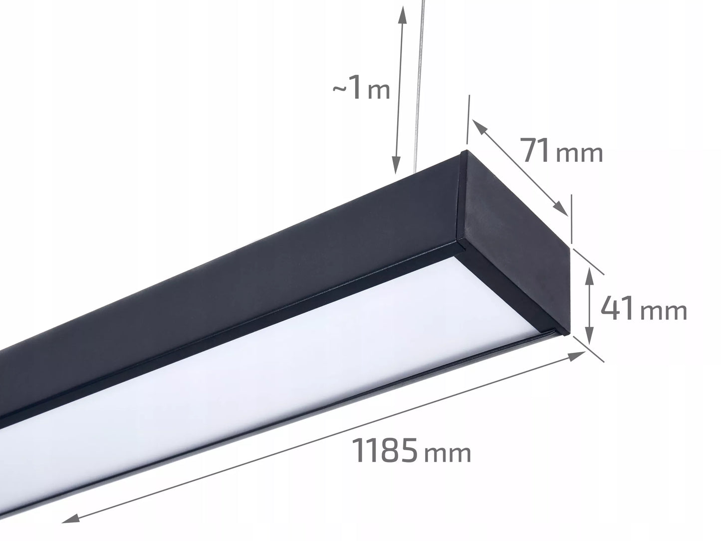 LINEA 40W Pakabinama Linijinė LED Lempa