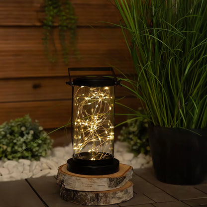LAMPA SOLARNA LED Ogrodowa LATARENKA WISZĄCA Lampion STOJĄCY WYSOKI