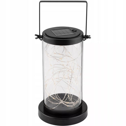 LAMPA SOLARNA LED Ogrodowa LATARENKA WISZĄCA Lampion STOJĄCY WYSOKI