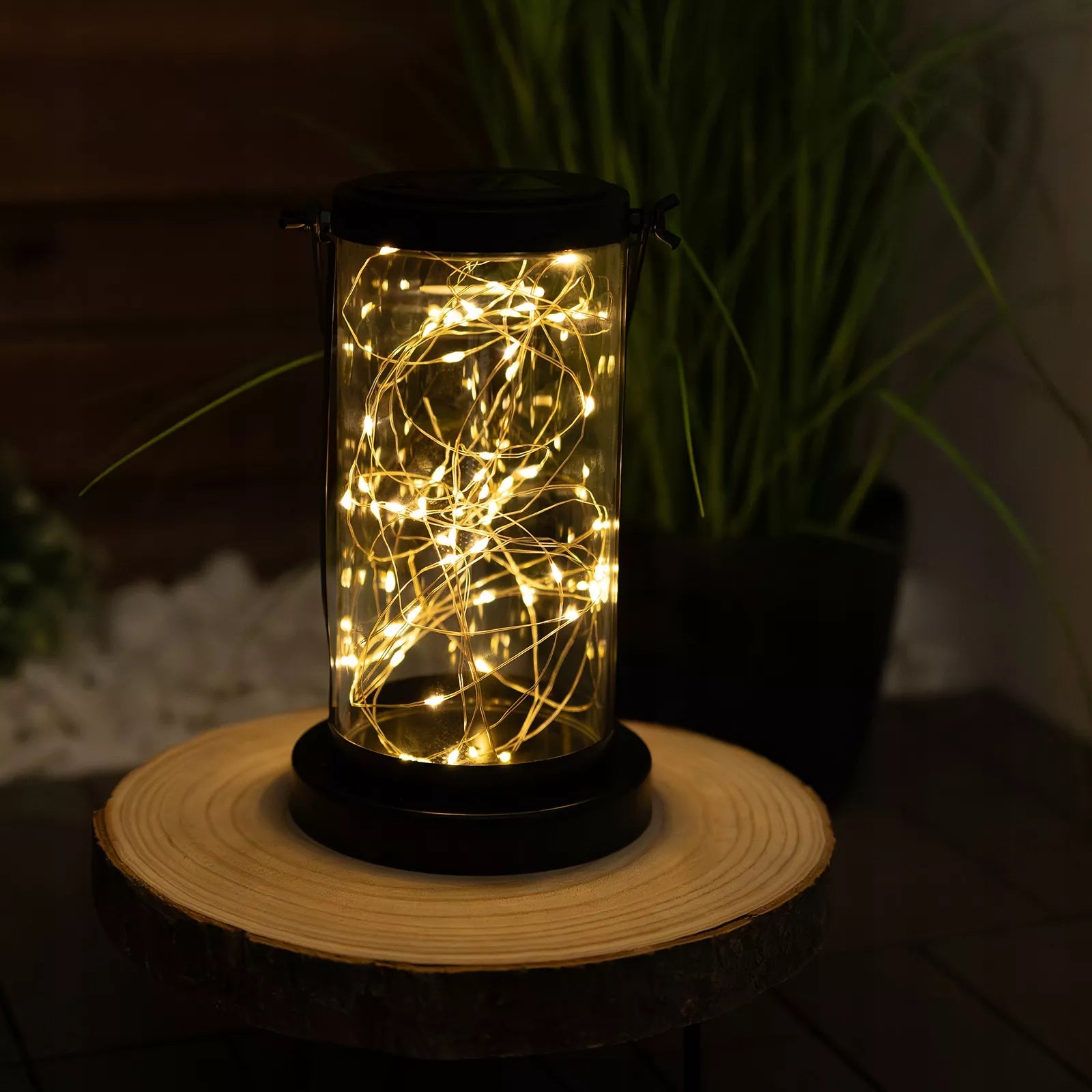 LAMPA SOLARNA LED Ogrodowa LATARENKA WISZĄCA Lampion STOJĄCY WYSOKI