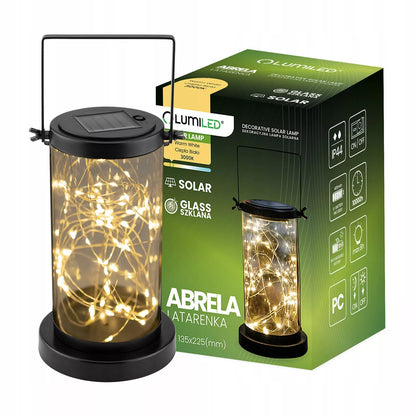 LAMPA SOLARNA LED Ogrodowa LATARENKA WISZĄCA Lampion STOJĄCY WYSOKI