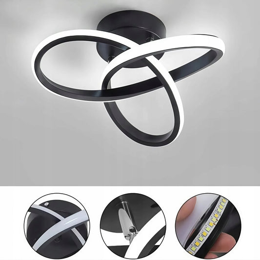 Lubinis šviestuvas plafonas LED juosta modernus šiuolaikinis sietynas lofto stiliaus