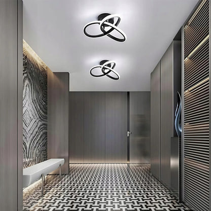 Lubinis šviestuvas plafonas LED juosta modernus šiuolaikinis sietynas lofto stiliaus