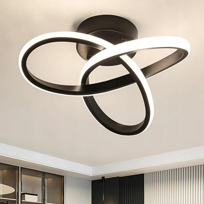 Lubinis šviestuvas plafonas LED juosta modernus šiuolaikinis sietynas lofto stiliaus