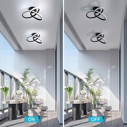 Lubinis šviestuvas plafonas LED juosta modernus šiuolaikinis sietynas lofto stiliaus