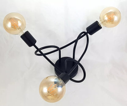 Lubinis kabantis šviestuvas kambariui, plafonas, loft, modernus, Edison stiliaus šviestuvas