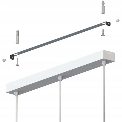 Pakabinamas lubinis šviestuvas / sietynas, juodas, Loft Edison