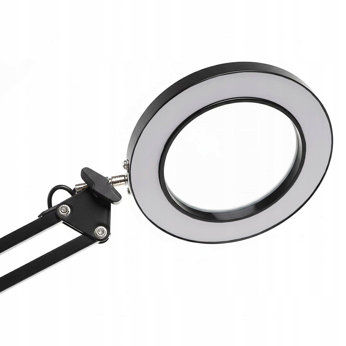 Stalinė lempa su didinamuoju stiklu, 5x didinimas, skirta kosmetologams, juvelyrams TECHREBAL