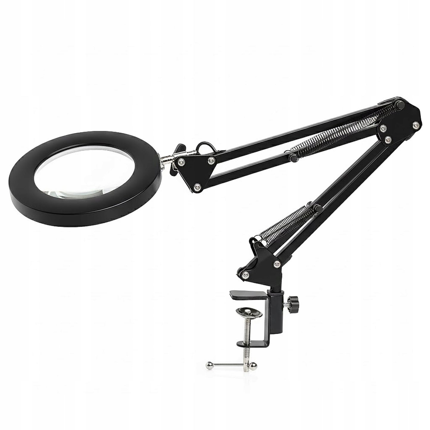 Stalinė lempa su didinamuoju stiklu, 5x didinimas, skirta kosmetologams, juvelyrams TECHREBAL