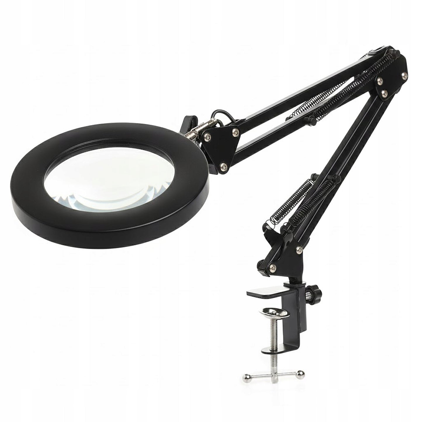 Stalinė lempa su didinamuoju stiklu, 5x didinimas, skirta kosmetologams, juvelyrams TECHREBAL