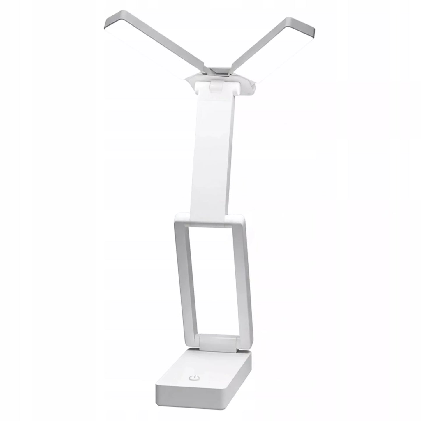 LED bevielė stalinė lemputė su akumuliatoriumi, skirta ant stalo, mokyklinė, balta, USB