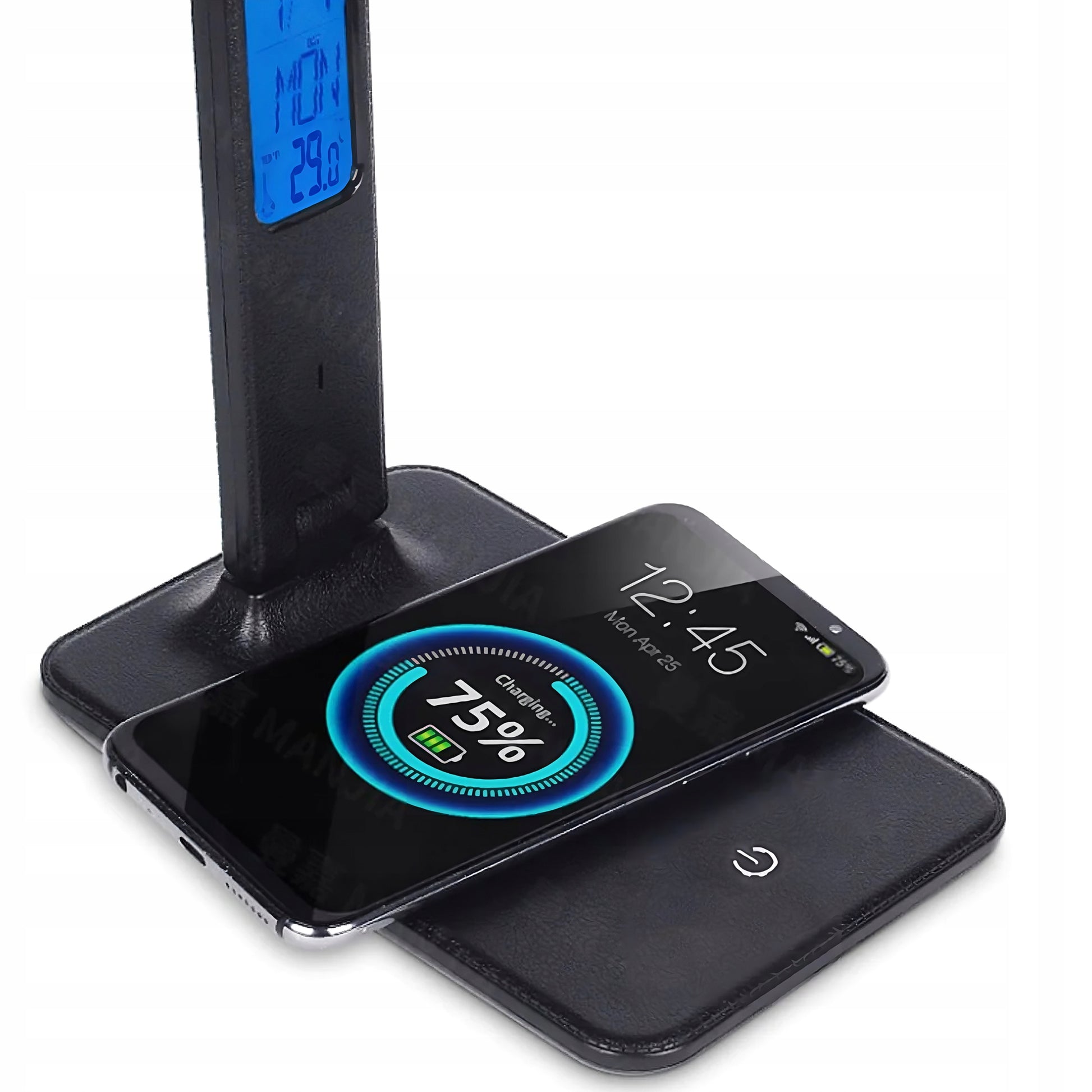 LED stalinė lempa su LCD ekranu, USB įkrovimu, reguliuojama, idealiai tinkanti mokyklai ar biurui