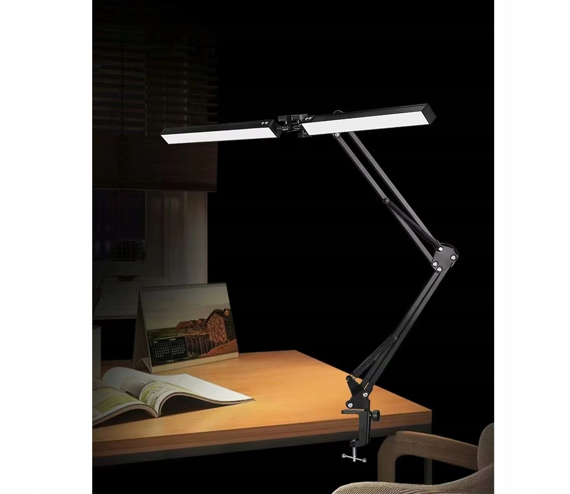 LED DARBO STALINĖ LEmpa Dviguba Naktinė Piešimo Lenta Reguliuojama