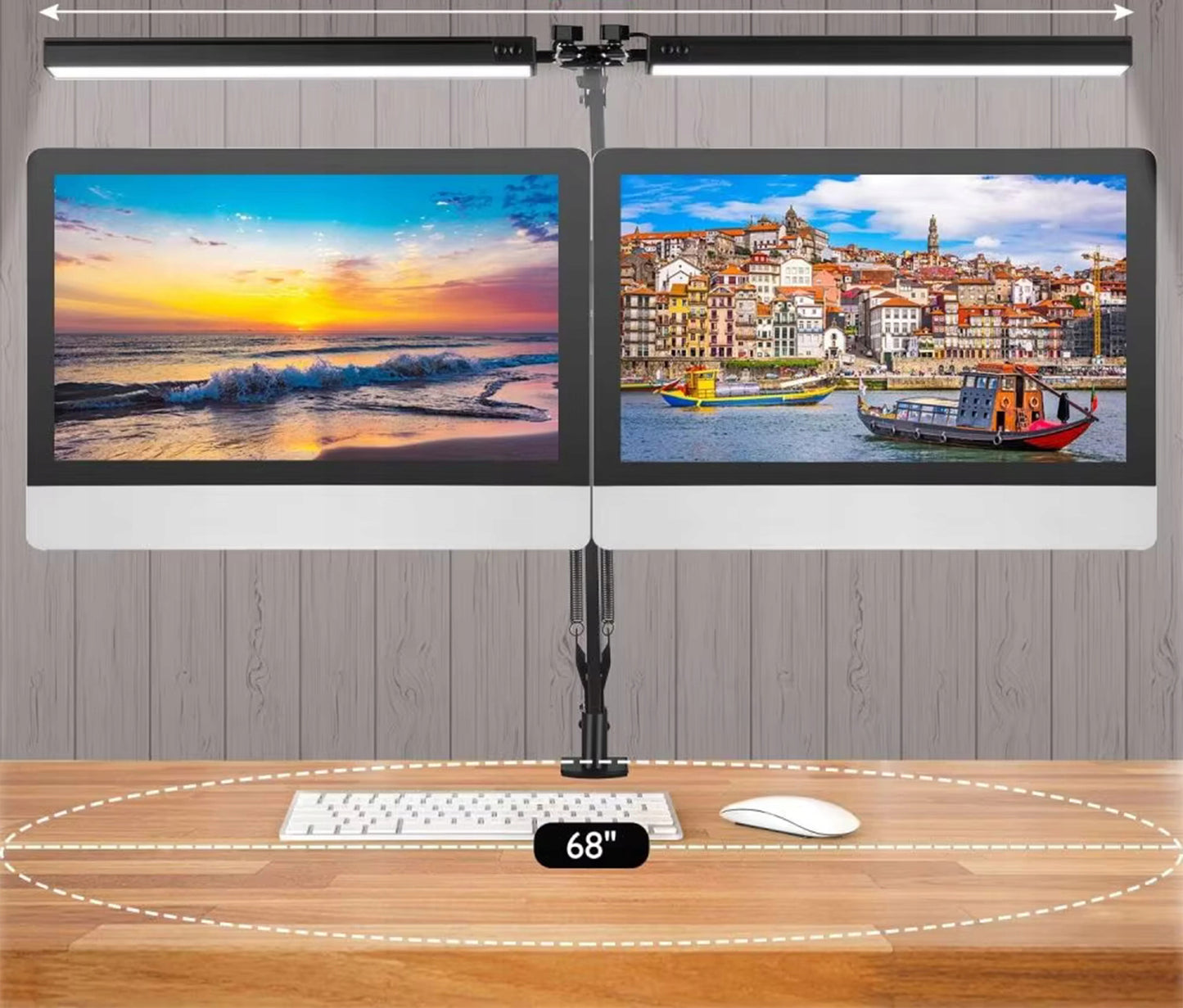 LED DARBO STALINĖ LEmpa Dviguba Naktinė Piešimo Lenta Reguliuojama