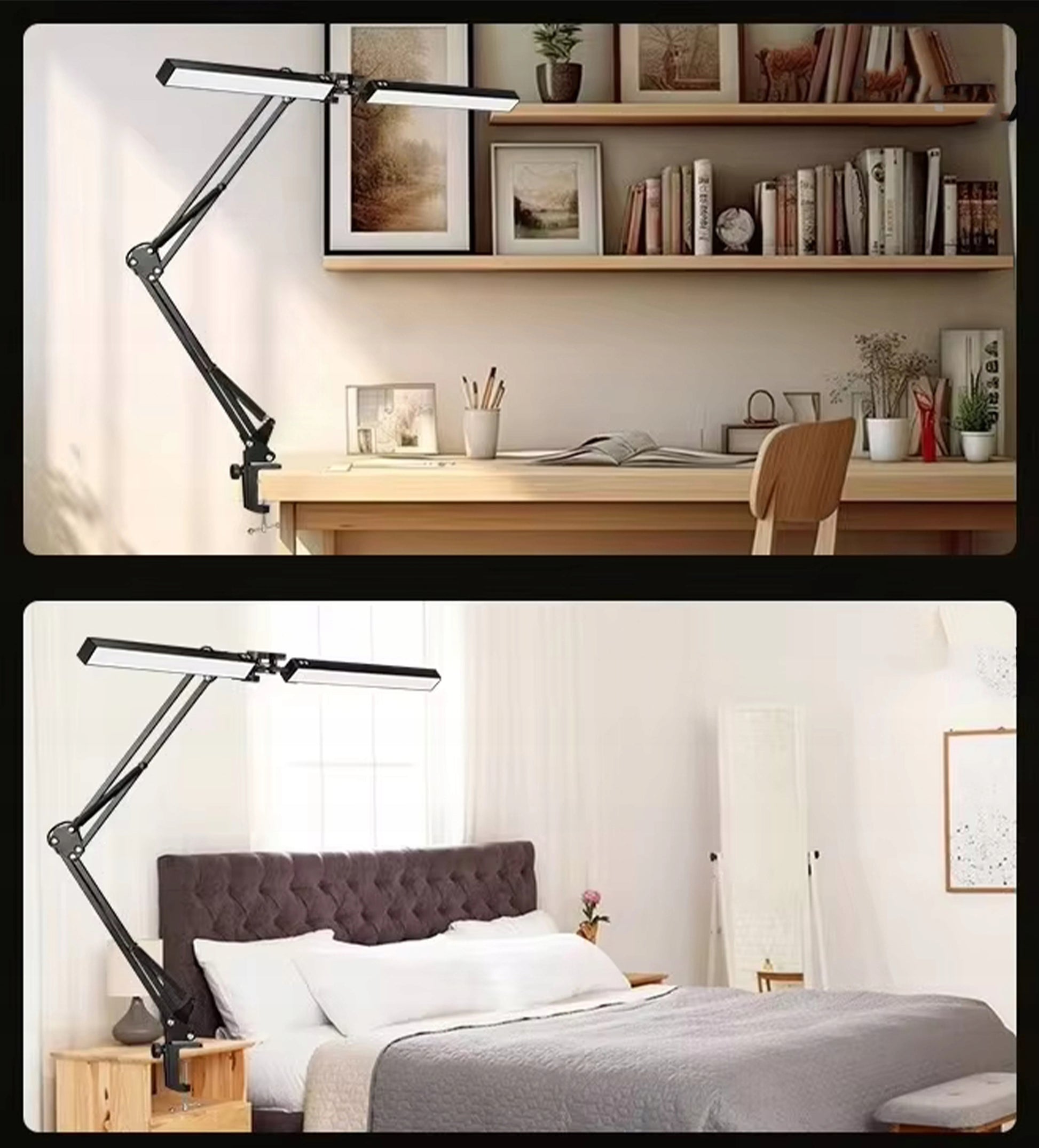 LED DARBO STALINĖ LEmpa Dviguba Naktinė Piešimo Lenta Reguliuojama