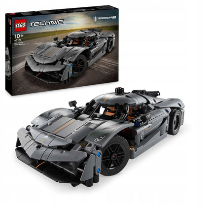LEGO 42173 TECHNIC Pilkas hiperautomobilis Koenigsegg Jesko Absolut