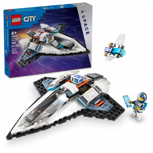 LEGO City Žvaigždėlaivio erdvėlaivis 60430 – kosminis nuotykis vaikams nuo 6 metų