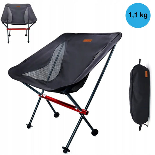 S/. 1,1 kg lengvas sulankstomas turistinis, lauko, stovyklavimo, žvejybos krėslas