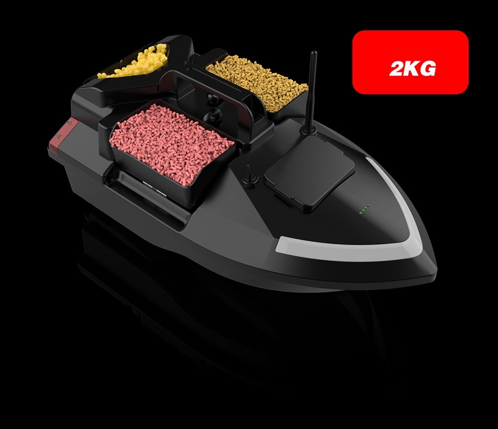 GPS masalinė valtis 500M LED 2KG Dvigubas variklis 10KM/H 12000mAh 2 akumuliatoriai KREPŠYS