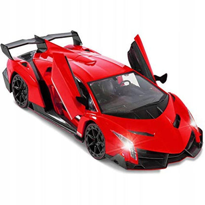 Lamborghini nuotoliniu būdu valdomas automobilis R/C su distanciniu pultu, driftu ir atidaromomis durimis