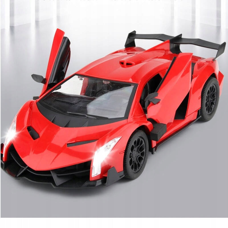 Lamborghini nuotoliniu būdu valdomas automobilis R/C su distanciniu pultu, driftu ir atidaromomis durimis