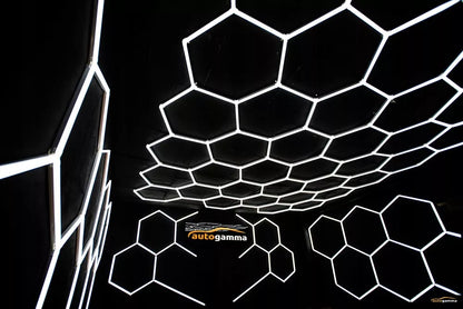 LED lempa Panelė Garažui, Dirbtuvei, Namams HEXAGON 297x307 5500-6000K