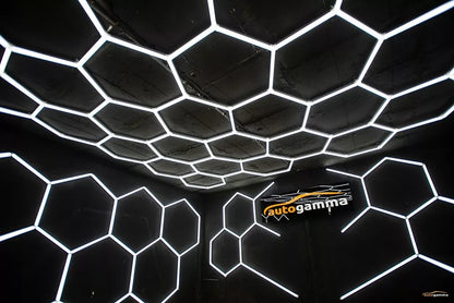LED lempa Panelė Garažui, Dirbtuvei, Namams HEXAGON 297x307 5500-6000K